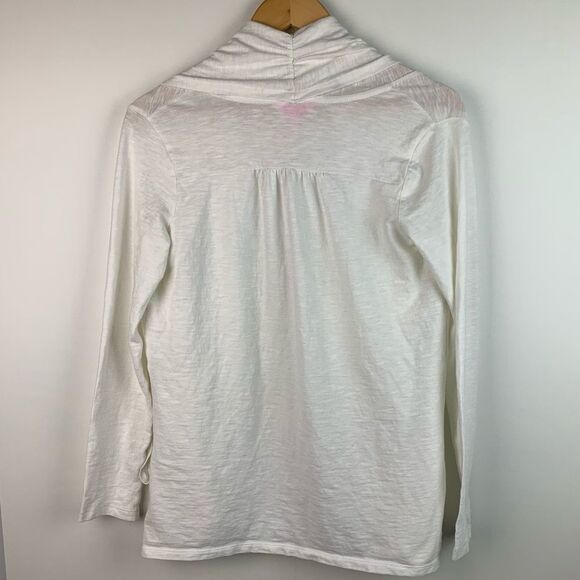 Lilly Pulitzer women’s white Leslie open Drapey cardigan pockets size small - Picture 4 of 6